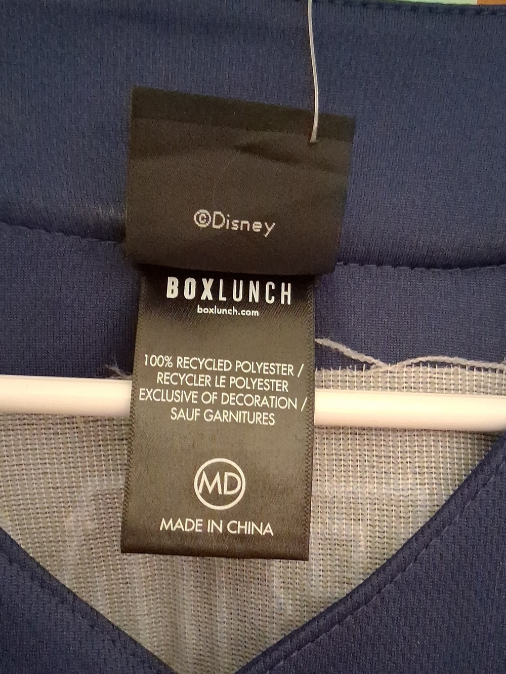Disney Lilo And Stitch Baseball Jersey with Light Blue Trim Unisex Mens Size M - Picture 3 of 5